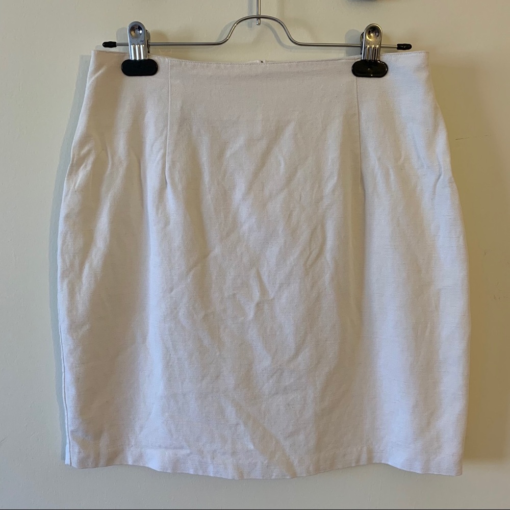 🤍 Vintage White ParisCope Pencil Shirt
